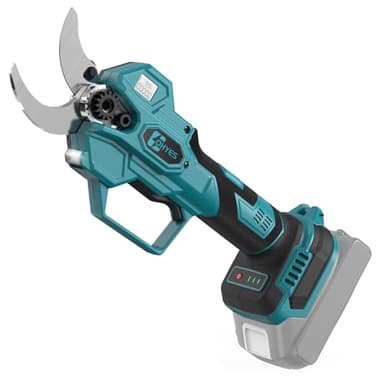 Forbici Potatura Elettriche per Makita da 18V Batteria, 40 mm Brushless Cesoie Potatura Elettriche Professionali con LCD Display, per rami, arbusti e tronchi (batteria non inclusa)
