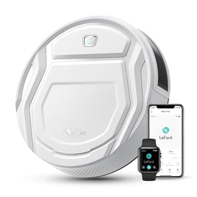 LEFANT Robot Aspirapolvere Forte Aspirazione,WiFi/App/Alexa,Programmabile,Silenzioso Ultrasottile Aspirapolvere Robot,Pulizia a Zig-zag,Ideale per Peli di Animali,Moquette e Pavimento Duro, M210