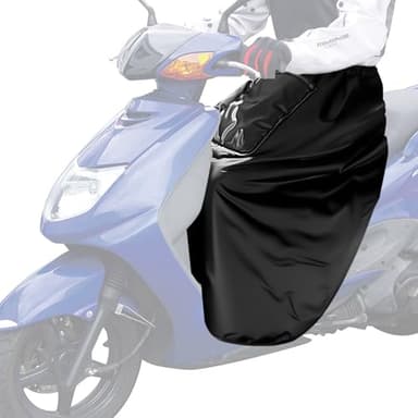Protezione per le gambe per scooter, copertura protezione gambe scooter, protezione universale per le gambe motorino, protezione generale dalla pioggia per le gambe motorino con tasca fibbia per