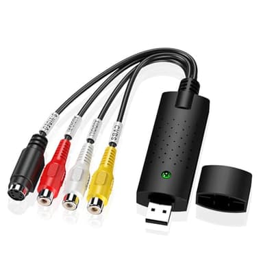 Convertitore vhs in digitale, Scheda di acquisizione video USB 2.0 Hi8 VHS to DVD, digitalizzazione audio-video, convertitore da VHS a USB Per PC, Video, DVD, Windows XP 10/8/7