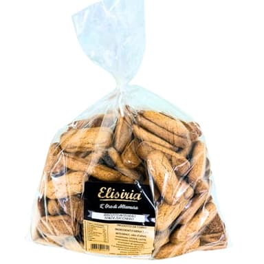 Elisiria - Biscotti Artigianali Integrali Senza Zucchero, Confezione da 1kg, Biscotti Secchi Ideali per Colazioni e Merende, Made in Italy (BISCOTTI INTEGRALI SENZA ZUCCHERO)