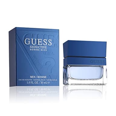 GUESS Seductive Blue Eau de Toilette per Uomo, Profumo Orientale Legnoso, Fragranza Fresca e Speziata, Lunga Durata, 30 ml