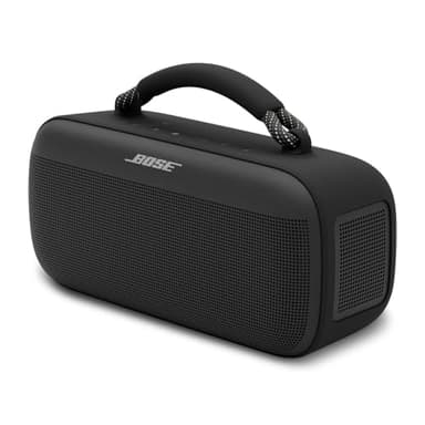 Bose Soundlink Max, Grosse enceinte Bluetooth étanche, Enceinte puissante rechargeable avec jusqu’à 20 heures d’autonomie, USB-C, Enceinte avec entrée auxiliaire 3,5 mm intégrée, Nero