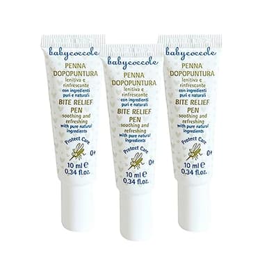 Babycoccole KIT 3 PEZZI PENNA DOPO PUNTURA ZANZARE E INSETTI per Bambini. Azione rapida, Lenitiva e Rinfrescante. Con Ingredienti Naturali. Dermatologicamente Testata per pelle sensibile - 3 x 10 ml