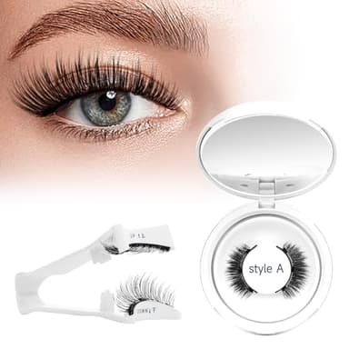 Higu Clace Ciglia Magnetiche Con Applicatore, Non C'è Bisogno Di Colla Magnetica Per Ciglia Facile Da Indossare E Rimuovere (Style-A)