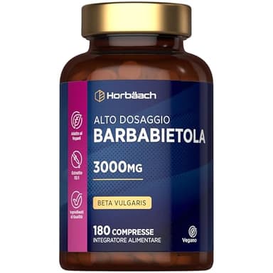 Barbabietola Rossa Compresse 3000mg | Beetroot Supplement | Booster Superfood di Ossido Nitrico | 180 Compresse Vegane | Horbaach