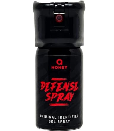 Spray Antiaggressione Legale in formato compatto, con gel, ideale da portare in borsa, zaino o tasca, 40 ml. Spray Identificatore