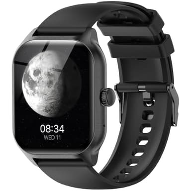 LAOYABB Smartwatch Uomo Donna, Sportivo Fitness Tracker con Effettua o Risposta Chiamate, 2.01" Intelligente Orologio con Contapassi/Cardiofrequenzimetro/Sonno, IP68 Smart Watch per Android iOS