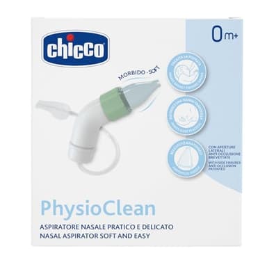Chicco PhysioClean Kit Aspiratore Nasale, White