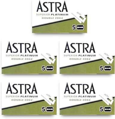 25 Lamette da Barba Astra Verdi