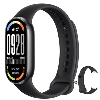 Xiaomi Smart Band 10 (2025)- Mi Smartwatch, Schermo AMOLED 1,72", Autonomia 21 giorni,150+ Modalità Sportive, Monitoraggio Della Frequenza Cardiaca, HyperOS 2, 5ATM Cinturino in omaggio