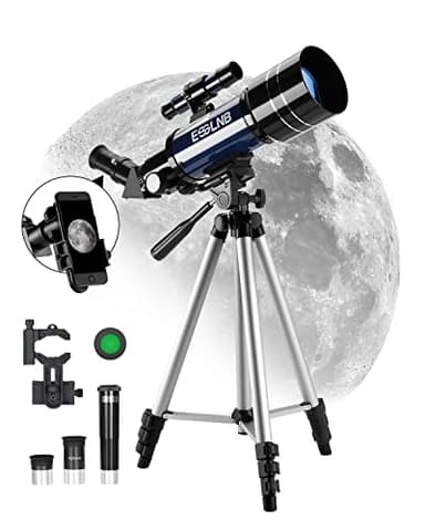 ESSLNB Telescopio Astronomico Professionale 36070 Telescopio Astronomico con Regolabile Treppiedi Adattatore Telefonico 3X Barlow Lente e Filtro Lunare