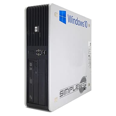 HP Desktop Computer DC7900 SFF 2.80GHz Windows 10 | 8GB RAM SSD 240GB | Interfaccia Seriale RS232, VGA, DisplayPort, DVD-ROM PC Fisso (Ricondizionato)