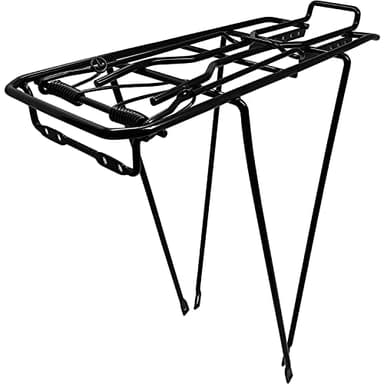 MADICKS Portapacchi Universale per Bicicletta 26/28 Bagaglio Regolabile Posteriore Nero - Bici City Bike - Olanda - Trekking