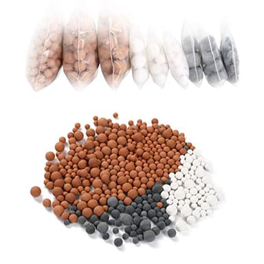 Vicloon Sfere minerali,9 Pacchetti Soffione Doccia Anti Calcare,Minerale Palle Doccia,Ioni Negativi Minerali Sfere Doccia