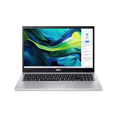 acer Notebook Aspire Silver Intel Core i7-13620H 13Th, 10Core, Display FullHD 15,6", RAM 16Gb DDR5 5200Mhz, SSD PCIe NVMe 512 Gb, Wi-Fi6, BT, 4 usb di cui 2 USB type-c, Windows 11 Home