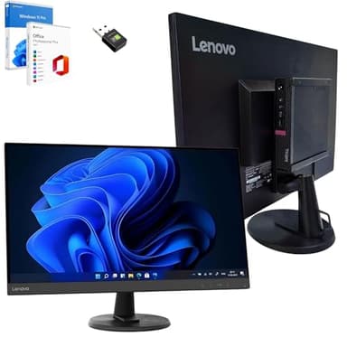 Lenovo Computer completo 27" i5 8500 16GB Ram 1 Tera SSD Win 11 Pro Office 2021 Pro 36 mesi di garanzia -c27-40