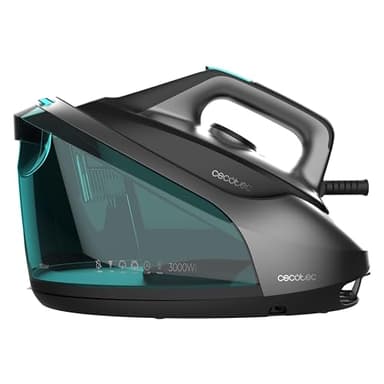 Cecotec Ferro da Stiro a Vapore con Caldaia IronHero 3000 Station. 3000W, 7 Bar, Suola Ceramica, Auto Off, Antigoccia, 2 Modi, 400 g/min Colpo di Vapore, 140g/min Vapore Continuo, Serbatoio Estraibile
