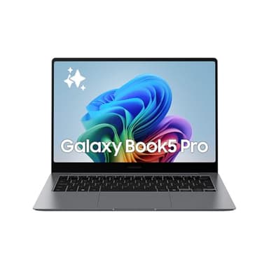 Samsung Galaxy Book5 Pro 14", Garanzia 3 anni, AI PC, Processore Intel Core Ultra 7 Serie 2, 16GB RAM, 1TB SSD, Display touch 3K Dynamic AMOLED 2X, Windows 11 Home, Copilot+ PC, Gray [ITA]