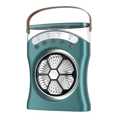 Aria condizionata mobile, climatizzatore portatile senza tubo di scarico, 3 velocità del e 2 modalità di umidità, rotazione di 180°, ventilatore con raffreddamento ad acqua per stanza, casa