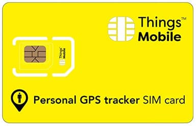 SIM Card per PERSONAL GPS TRACKER - Things Mobile - con copertura globale e rete multi-operatore GSM/2G/3G/4G LTE, senza costi fissi, senza scadenza e tariffe competitive con 10€ di credito incluso