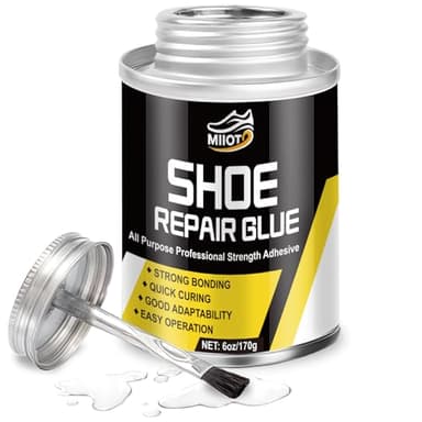 Miioto Colla Scarpa, Colla Neoprene Extra Forte, Suola Extra Forte, ColleContact per Cuoio, Gomma, Plastica, PVC, Impermeabile, 170g