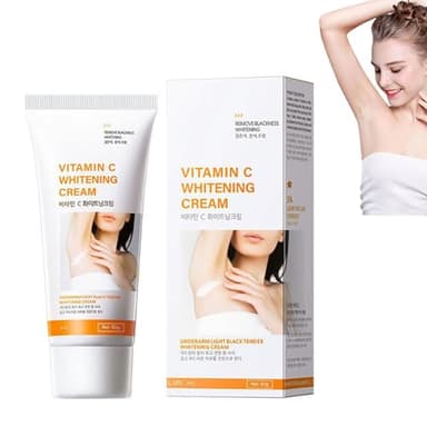 Crema Sbiancante per il Corpo,Crema schiarente per pelle scura,Cremas Schiarente per Zone Intime e Sbiancamento,Ascelle, collo, Ascelle, ginocchia, Interno Cosce (1)
