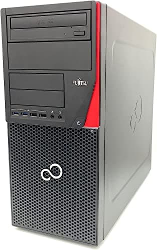 PcRenewed PC fisso COMPUTER DESKTOP Fujitsu Esprimo P710, Processore Intel Core i3, 8GB RAM DDR3, SSD 128 + Hard Disk 500GB, DVD-ROM, USB 3.0, WIFI, Windows 10 Professional (Ricondizionato)
