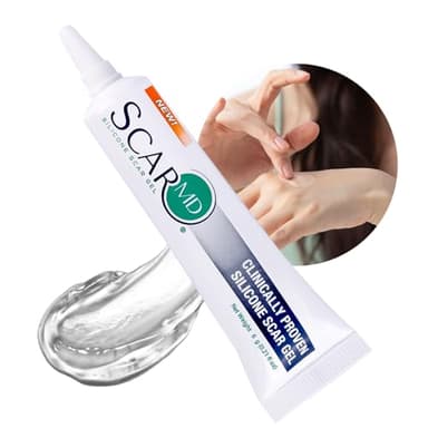 ScarMD Gel Silicone Cicatrici (6g) – Trattamento cicatrici da acne, chirurgia o smagliature. Con vitamina E e siliconi naturali. Riduce visibilmente i segni.