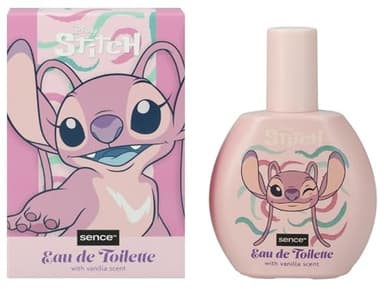 Disney Stitch & Angel Vaniglia EDT, profumo per donne, bambini, adolescenti e ragazze, Sence Vegan Beauty Eau de Toilette, profumo per bambini (1 x 100 ml)