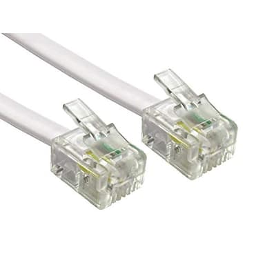 ALIDA SYSTEMS Cavo di Rete ADSL di Alta Qualità, da 2m, Bianco