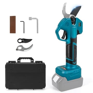 Forbici per Potatura 500W Compatibile con Batteria Makita, Diametro di Taglio 35 mm, con Lama di Ricambio per Facile Potatura di Giardino e Albero (B)