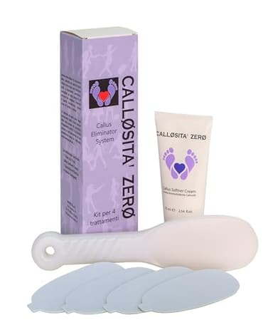 CALLOSITA' ZERO Sistema per la rimozione dai Piedi dei Duroni - 4 Trattamenti