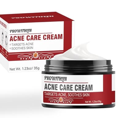 Crema Brufoli Viso 35g – Crema Acne Potentissima, Cura per Brufoli e Imperfezioni, Riduce Subito Acne e Brufoli, Adatta a Tutti i Tipi di Pelle e Età, Soluzione Efficace per la Pelle con Acne