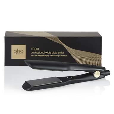 ghd Max Piastra & Styler a Lamelle Ampie – Lamelle Extra Large per Styling Rapido, Maggiore Lucentezza, Senza Crespo – Per Capelli Lunghi, Spessi o Ricci