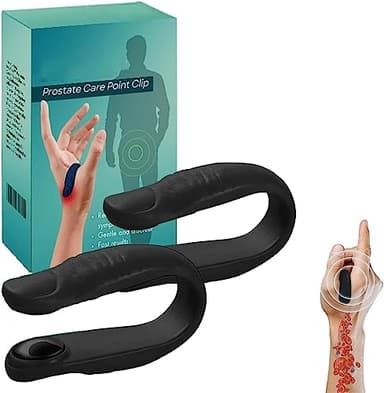 Clip del punto di cura della prostata, clip del punto di pressione della mano shiatsu, clip del punto di pressione dell'emicrania, clip per alleviare la tensione e l'ansia, alleviare il disagio alla p