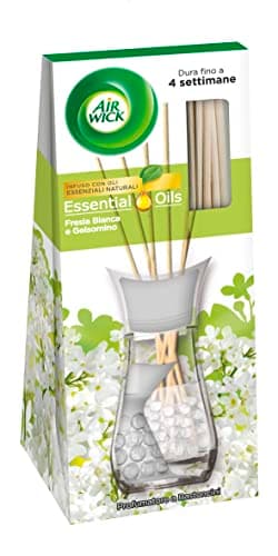 Air Wick Fresia Bianca e Gelsomino Profumatore ambiente bastoncini 25 ml