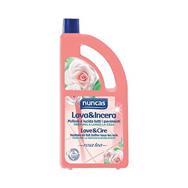 Nuncas Lava & Incera - Detergente Pavimenti - Rosa Tea - 1000ml