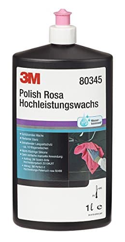 3M Pasta Lucidatura Cera di Alta Potenza, Rosa, 1 l