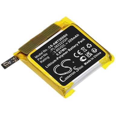 TECHTEK Batteria 225mAh compatibile con [Amazfit] A2009, A2017, Bip U, POP sostituisce PL382222GH FBA