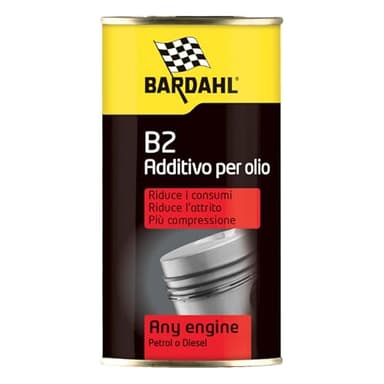 Bardahl - Additivo Olio B2, Adatto a tutti i Motori a Benzina e Diesel, Migliora il Rendimento del Motore, 300ml