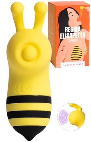MySecretCase Vibratoreper Donna Professionale - Stimolatore Clitoride Tapping Vibrante Sextoys, Batti Clitoride Femminile, Vibratore Morbido Donne, Succhia Batte Clitoride (Batte)