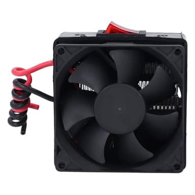 Termoventilatore Elettrico, Riscaldatore D'Aria per Auto 12V 300W, Sbrinatore e Deumidificatore del Parabrezza, con Ventola Silenziosa, Controlli della Temperatura Regolabili