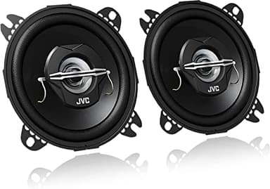 JVC CS-J420X Altoparlanti, Coassiale a 2 vie, Profondità di montaggio 43.1 mm, 210W Peak/21W RMS, Nero, 10 cm (4")