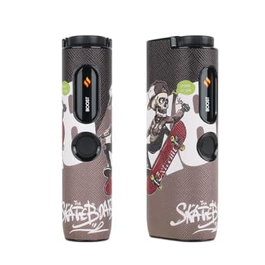 Keminsung Custodia protettiva compatibile con GLO Hyper Pro, accessorio in pelle, con cappuccio protettivo (nero)