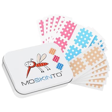 Moskinto | 42 Cerotti Antizanzare | Dopo Puntura Zanzare | Alternativa a Sticker Termici | Impermeabili e Anallergici | Riducono Prurito e Gonfiore | Ideali per Bambini e Adulti | Box Famiglia