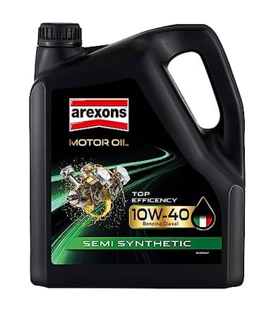 AREXONS Olio Motore 10W-40 4L Semisinthetic, Protezione elevata, Universale Benzina e Diesel