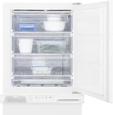 Electrolux LYB2AE82S – Congelatore verticale da incasso Serie 600, capacità 95 L, altezza 81,9 cm, classe E, tecnologia FastFreeze, bianco – ideale sotto piano cottura
