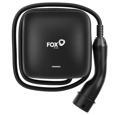 FoxESS Wallbox Tipo 2 7,3 kW monofase 230V, 6–32A Corrente di Carica Regolabile, con WiFi & Bluetooth, Controllo Tramite App, Grado di Protezione IP55 & IK08, Gestione dinamica del carico, Carica