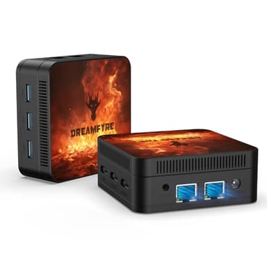 Mini PC W11 Pro Alder Lake-95 4 Core 4 Threads(up to 3.4GHz), Mini Computer 8GB SSD LPDDR5 256GB, Mini Desktop Computer Three Monitors/USB 3.0/WiFf 5/Bluetooth 5.0/Gigabit Ethernet Port/VESA